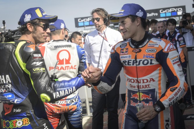 MotoGP | Rossi: “Marquez non ci avrebbe ‘tirati’ neanche morto”