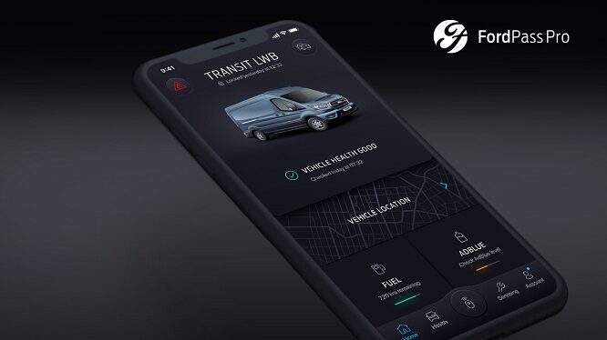Ford, nuova app per gestione veicoli commerciali