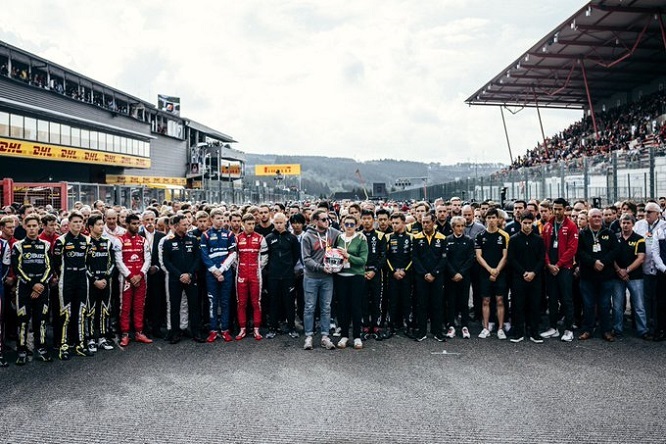 GP Belgio 2019, minuto di silenzio per Hubert