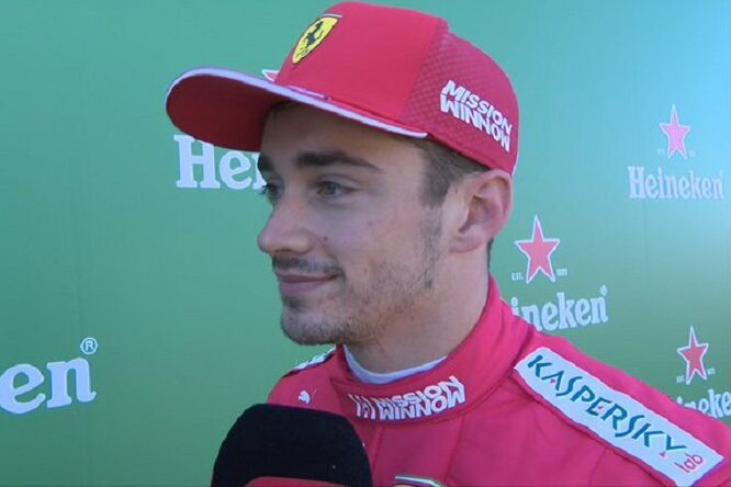 Leclerc 2°: “Vettel era troppo veloce oggi”