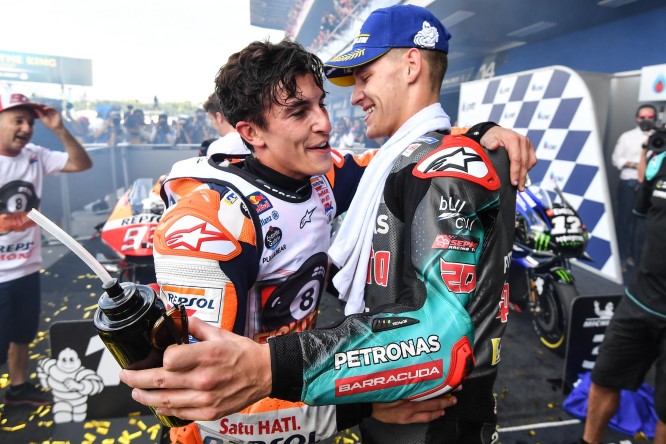 MotoGP | Marquez: “Quartararo è sempre più difficile da battere”