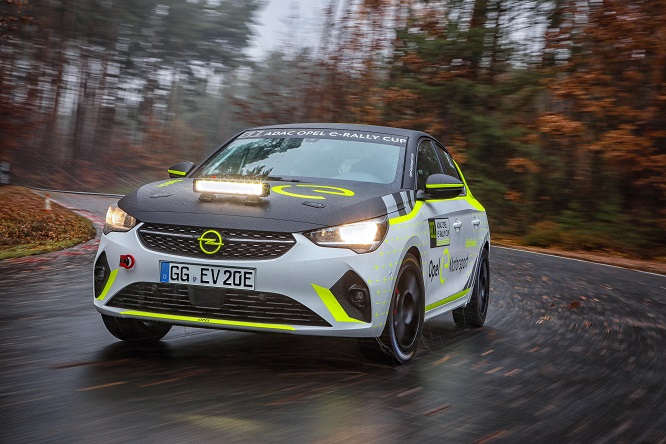 Opel Corsa-e Rally, i test di sviluppo procedono