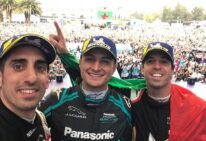 Buemi Evans Da Costa sul podio ePrix Città del Messico 2020 Formula E