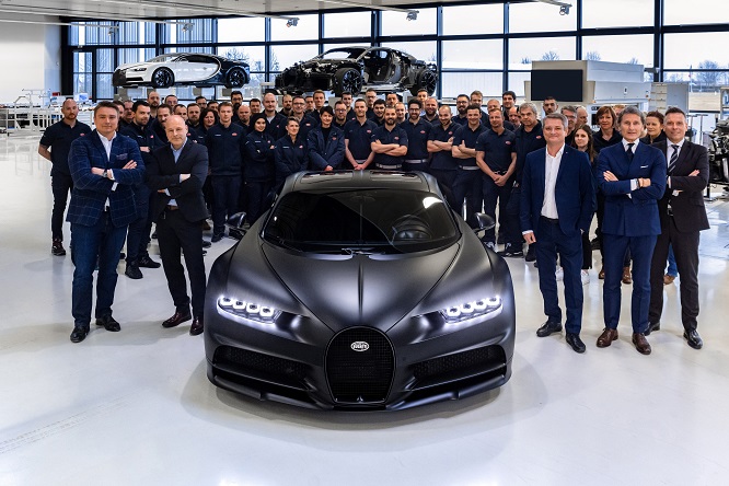 Bugatti Chiron, raggiunta quota 250 unità prodotte