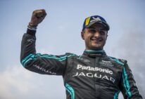 Race winner Mitch Evans (NZL), Panasonic Jaguar Racing celebrates on the podium