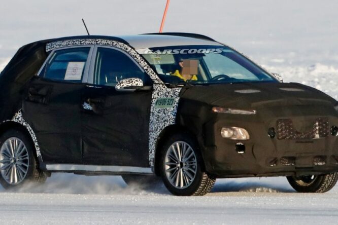 Hyundai Kona N, primi test sulla neve