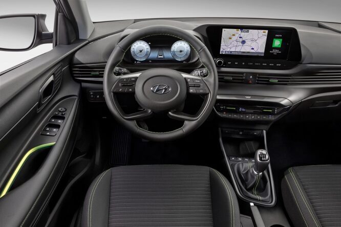 Nuova Hyundai i20, gli interni in dettaglio