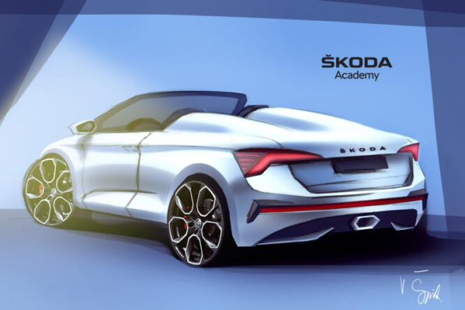 Skoda, una spider su base Scala creata dagli studenti