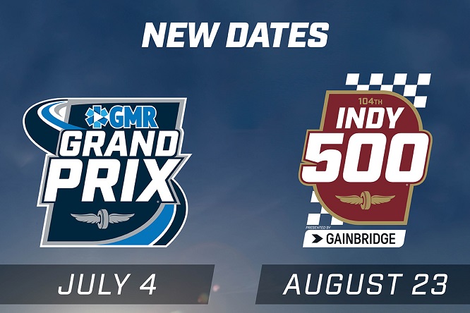 Indy 500, ufficiale il rinvio al 23 agosto