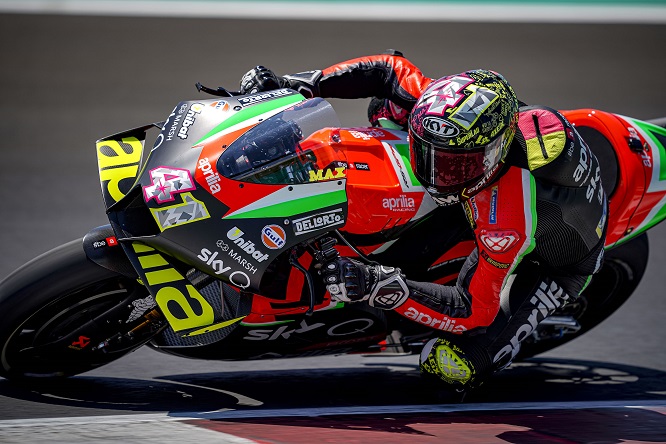 MotoGP | Aprilia, segnali positivi da Misano