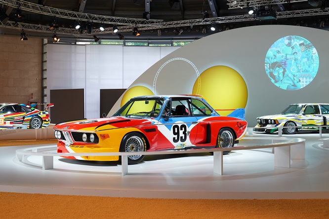 La prima BMW Art Car del 1975 esposta a Milano