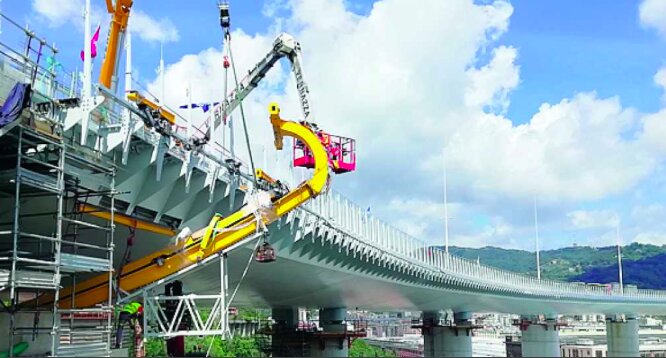 Ponte di Genova, pronti i quattro super robot