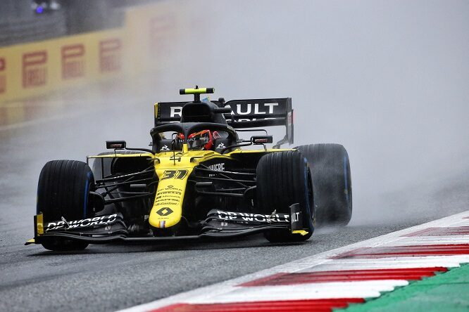 Lampo Ocon, Ricciardo beffato