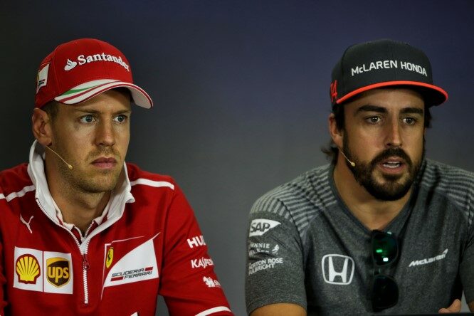 Alonso: “Vettel non ha avuto la macchina in Ferrari”