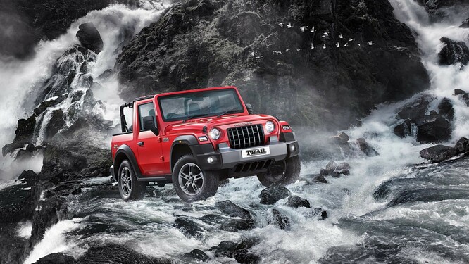 Mahindra Thar, sembra quasi una Jeep Wrangler