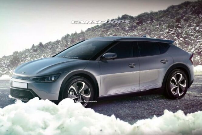 CV, ecco come sarà il nuovo crossover elettrico di Kia