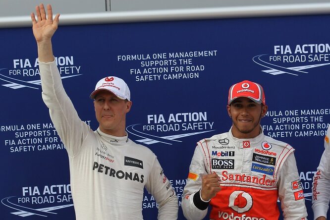 Schumacher-Hamilton, un paragone difficile