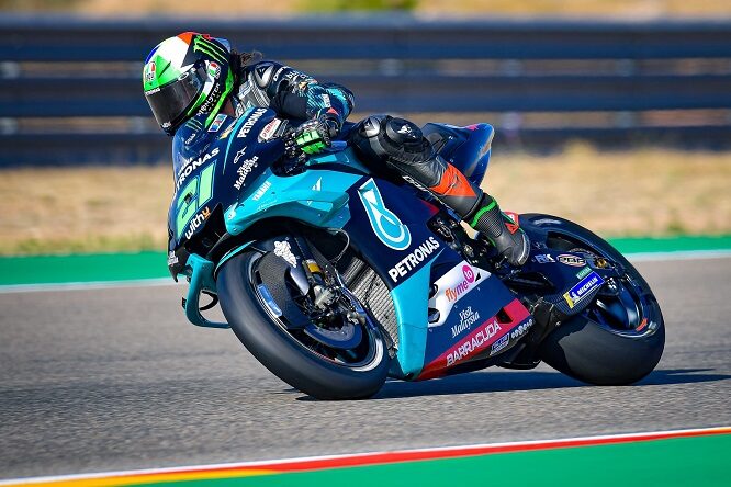 MotoGP | GP Aragon 2020, PL3: Morbidelli davanti, Quartararo caduto