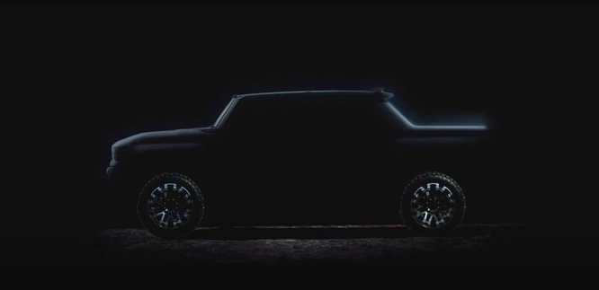 Hummer elettrico, nuovo teaser: debutto il 20 ottobre