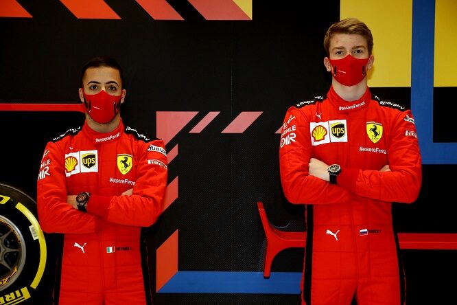 Ferrari, Shwartzman e Fuoco nel test giovani di Abu Dhabi