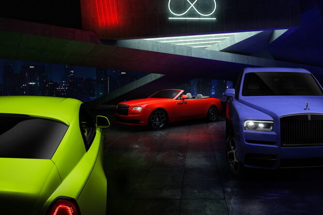 Rolls-Royce, un’esplosione di colori con le tinte Neon Nights