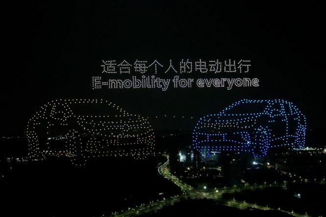 VW, 2000 droni per lanciare la ID.4 in Cina