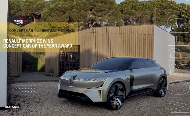 Renault Morphoz è Concept Car of the Year 2020