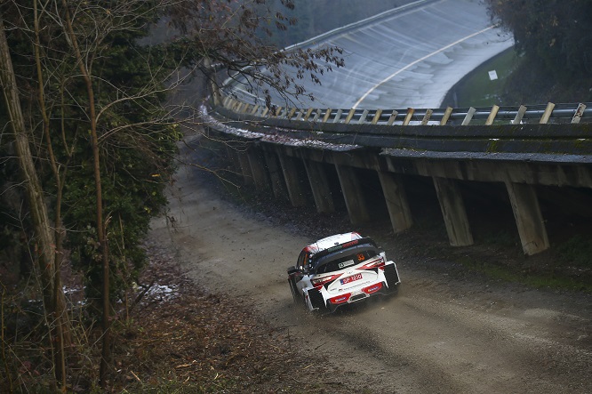 WRC Rally Monza 2020 parabolica Evans Toyota