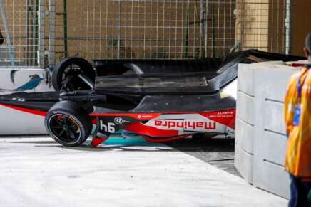 Formula E ePrix Diriyah 2021 incidente Lynn Mahindra