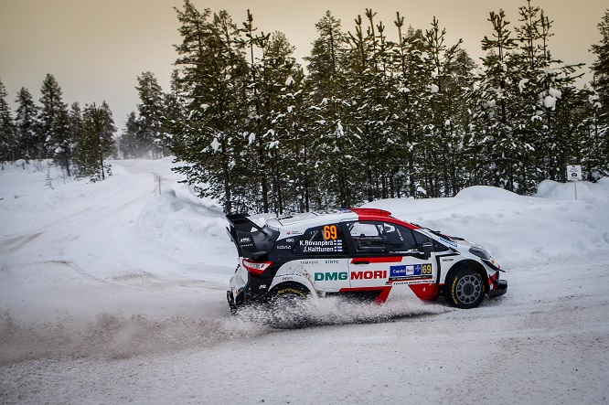 WRC Arctic Rally 2021 Rovanpera Toyota