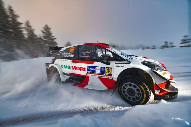 WRC Arctic Rally 2021 Toyota Rovanpera
