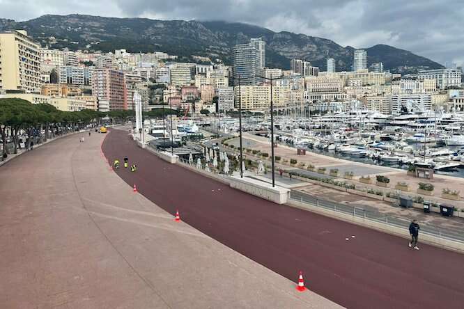 Monte Carlo, pit-lane riasfaltata