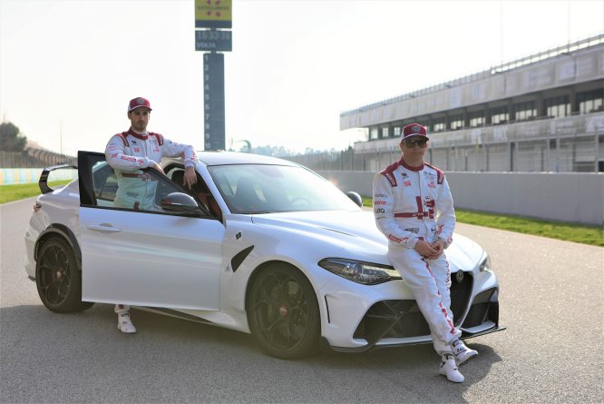 Giovinazzi e Räikkönen, ‘modelli’ e tester Giulia