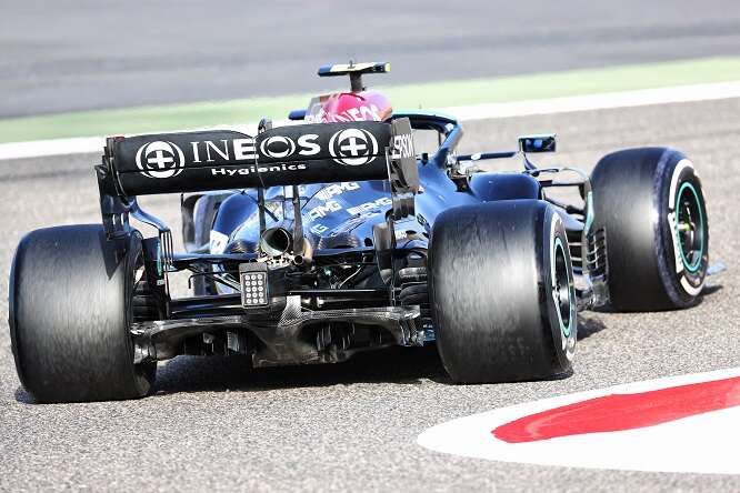 Mercedes: filming day oggi in Bahrain