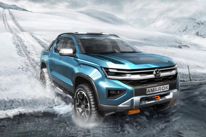 Volkswagen Amarok ’22, lo stile della sorella di Ford Ranger