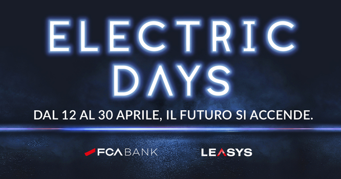 FCA Bank, con “Electric days” offerte per EV e ibride