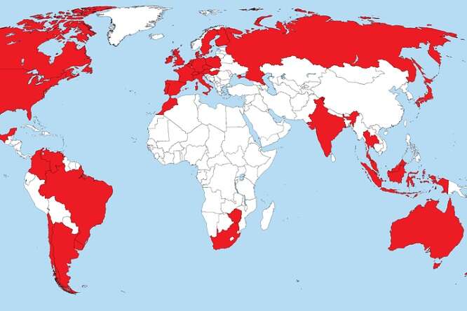 Piloti nel mondo: Cina la grande assente