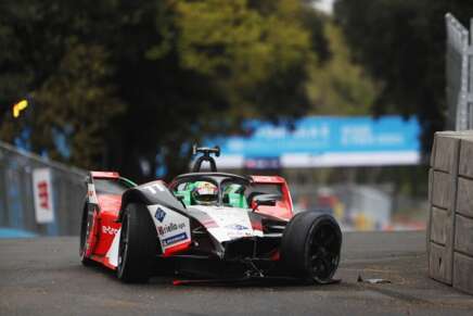 ePrix Roma Formula E 2021 Audi di Grassi incidente (1)