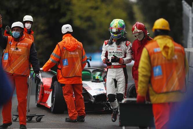 ePrix Roma Formula E 2021 Audi di Grassi incidente (2)