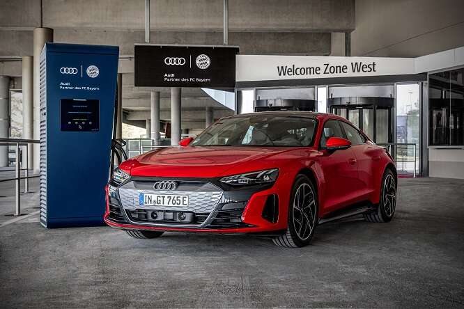 Audi elettrifica l’Allianz Arena