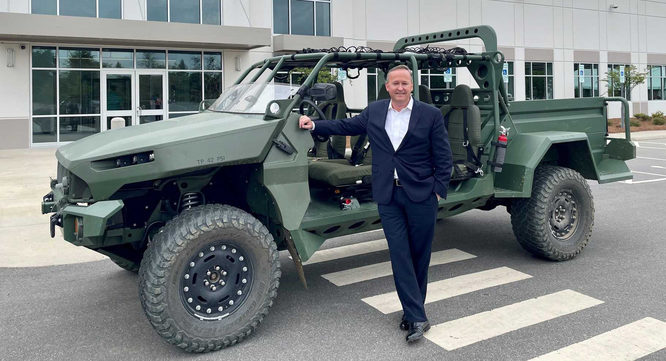 All Electric Concept Vehicle, GM svela nuovo 4×4 militare