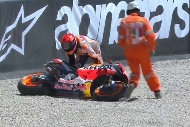 MotoGP | Altra caduta per Marquez al Mugello