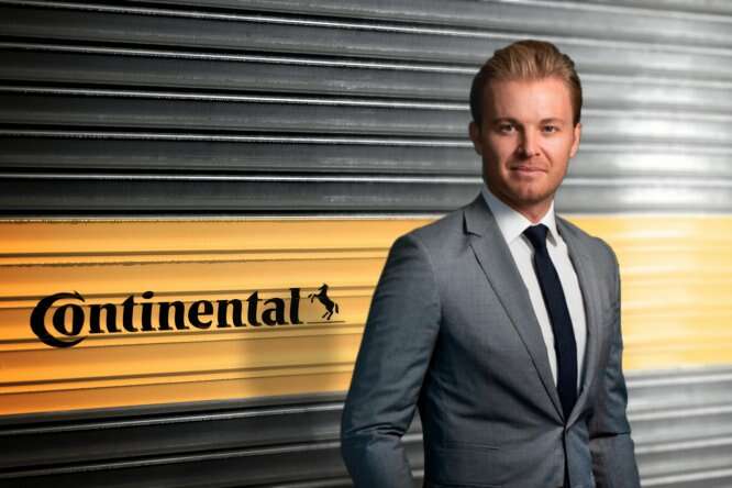 Continental, il nuovo testimonial è Nico Rosberg
