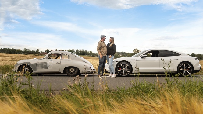 Porsche, dalla 356 alla Taycan un unico grande amore