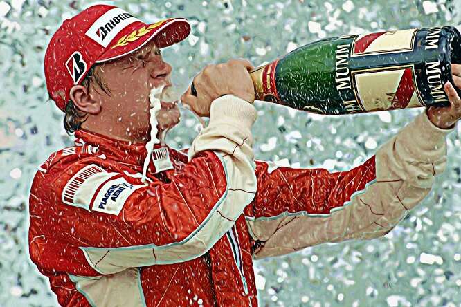 Raikkonen festeggia il 42esimo compleanno a Milano