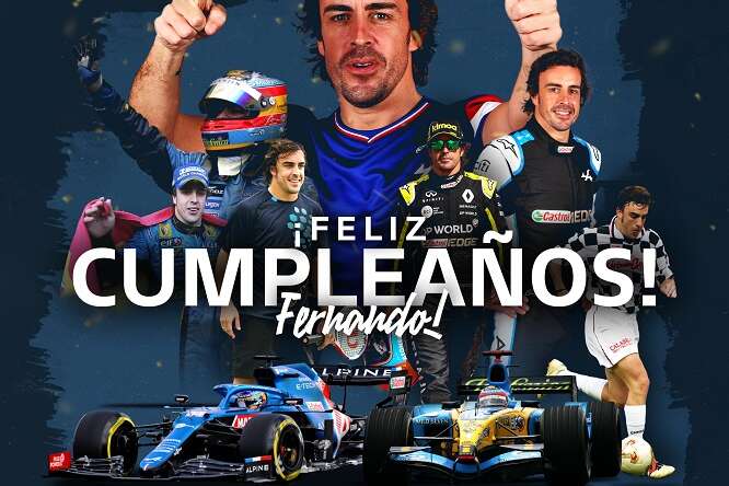 Fernando Alonso compie 40 anni