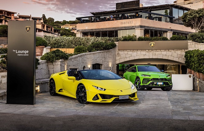 Lamborghini, lusso e velocità al Lounge di Porto Cervo