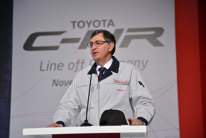 Toyota, morto l’ex CEO Johan van Zyl