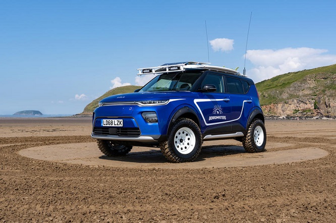 KIA Soul, il SUV elettrico diventa off-road