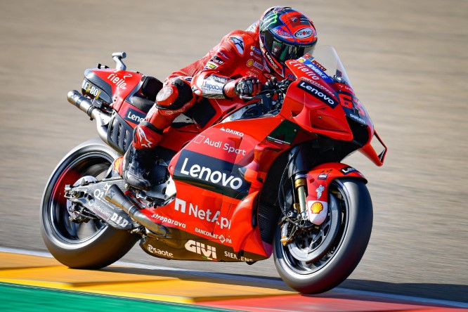 MotoGP / GP Aragon 2021, Qualifiche: doppietta Ducati, pole record di Bagnaia